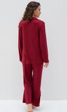 Load image into Gallery viewer, Dahlia Pajama set in Burgundy