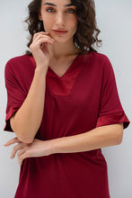 Load image into Gallery viewer, Breeze Pajama set in Burgundy