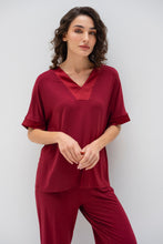 Load image into Gallery viewer, Breeze Pajama set in Burgundy
