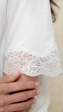 Load image into Gallery viewer, Off White Soft short-sleeve PJ set