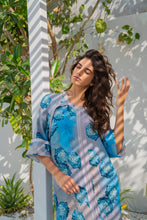 Load image into Gallery viewer, Blue Zipper Robe