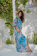 Load image into Gallery viewer, Blue Zipper Robe