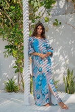 Load image into Gallery viewer, Blue Zipper Robe