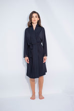 تحميل الصورة في عارض الصور، Soft Kimono Robe Black