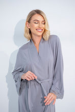 تحميل الصورة في عارض الصور، Soft Kimono Robe Gray