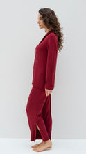 Load image into Gallery viewer, Dahlia Pajama set in Burgundy