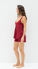 Load image into Gallery viewer, Dahlia short Pajama set in Burgundy