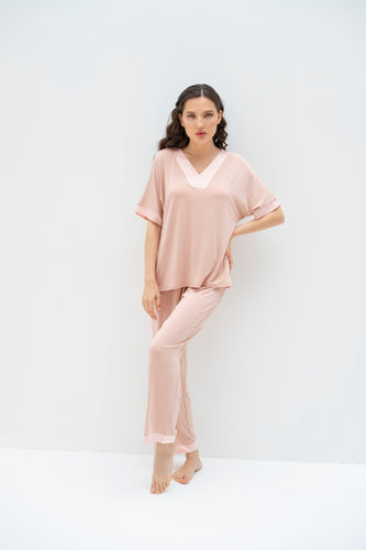 Breeze Pajama set in Dusty Pink