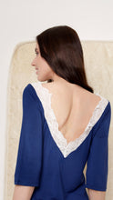 Load image into Gallery viewer, Navy Soft Nightdress