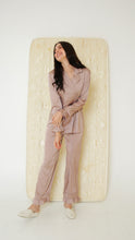 Load image into Gallery viewer, Satin Pajamas Tan