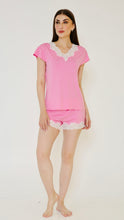 Load image into Gallery viewer, Hot PINK Soft Shorts PJ set