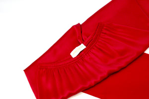 Classic Silk Pajamas RED