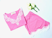 Load image into Gallery viewer, Hot PINK Soft Shorts PJ set