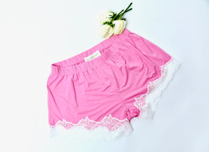 Hot PINK Soft Shorts PJ set