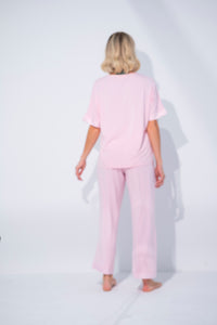 Breeze Pajama set in Flamingo