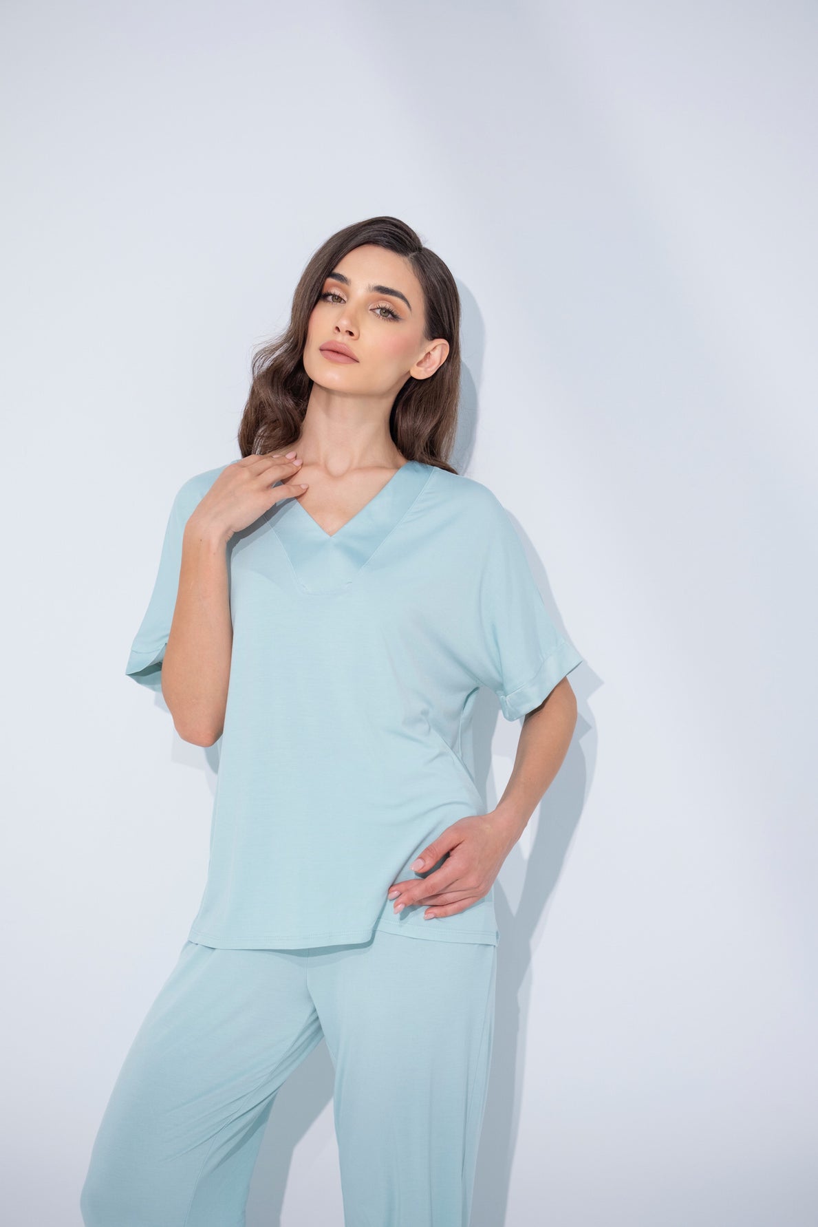 Breeze Pajama set in Sky