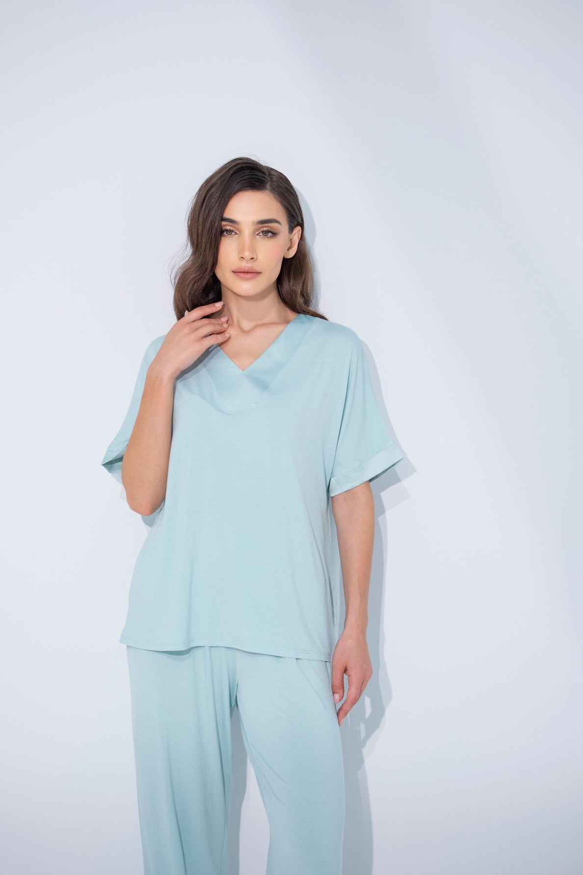 Breeze Pajama set in Sky