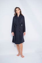 Load image into Gallery viewer, Soft Kimono Robe Black